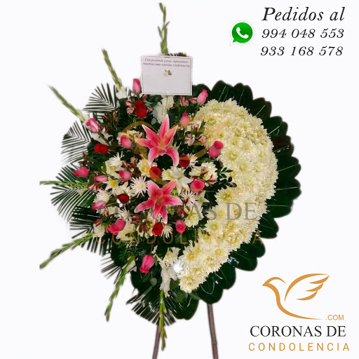 Arreglos florales para difuntos - Coronas de condolencia